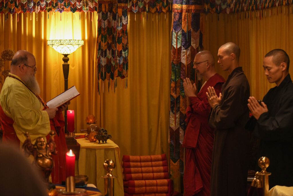 Ordinierung im Shaolin Temple